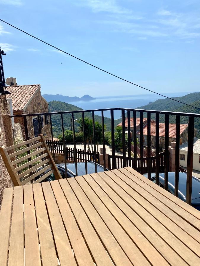 Studio Terrasse Vue Mer Clim Wifi Parking Partinello Eksteriør billede